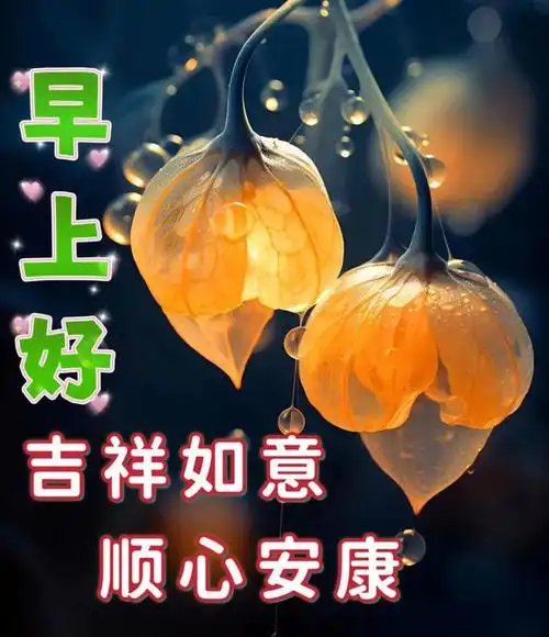 早安图片唯美早上好祝福图片
