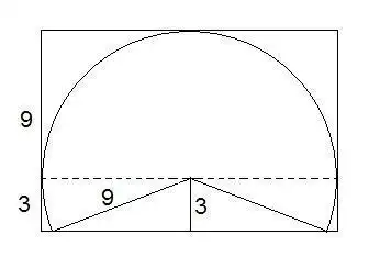 矩形中截出最大扇形的问题 在一个长为18,宽为12的矩形中截取一个最大