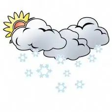 下雪天气卡通插画