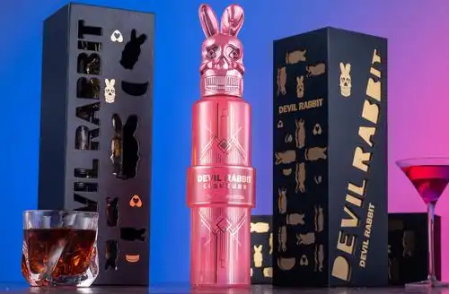 恶魔兔子粉色伏特加 devil rabbit vodka法国原装进口洋酒利口酒