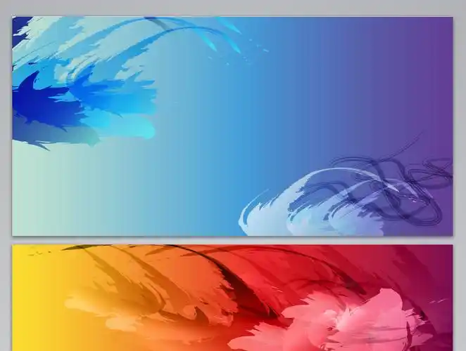 色彩涂鸦矢量背景素材图片