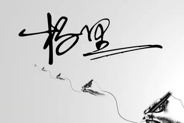 杨字的艺术签名字