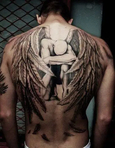堕落天使纹身图片欣赏