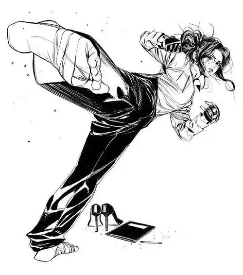 "暴力美学线稿"素… - 半次元 - acg爱好者社区