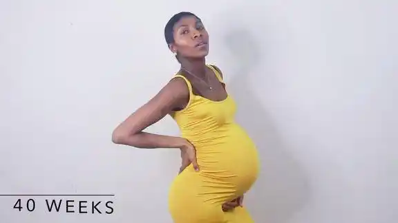 孕妈妈自拍十月怀胎过程从苗条少女到大肚婆妈妈的付出着实伟大