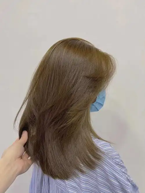 薄荷米棕显白发色高级感发色#昆山instyle  #昆山instyle烫发染发