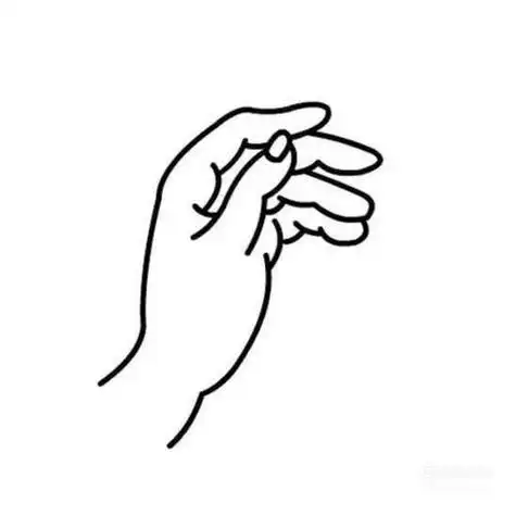 简笔画的手的大图一双小手简笔画卡通手掌矢量图关键词  简笔画手卡通