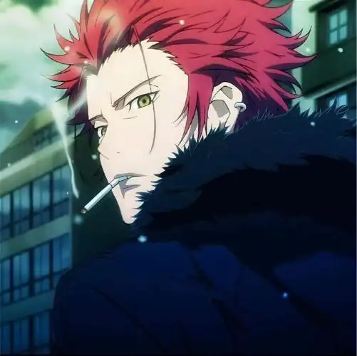 动漫头像抽烟男帅哥动漫头像