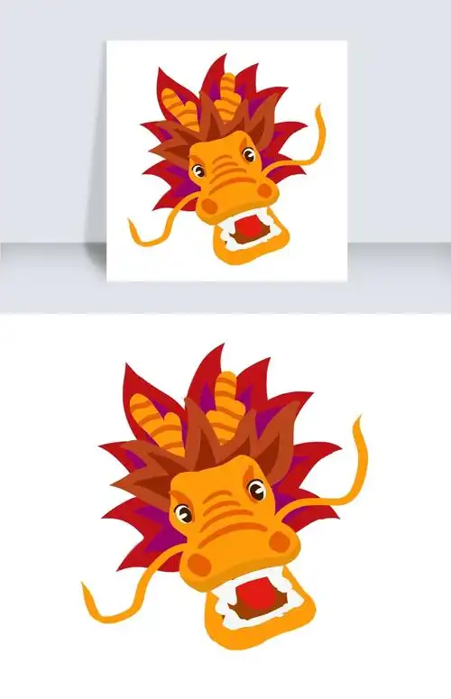 中国风龙头正面形象