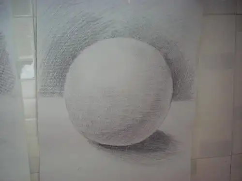 立体圆球简笔画