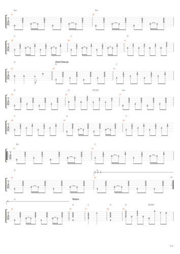 never be alone吉他谱