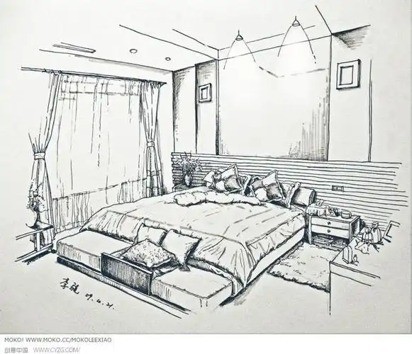 手绘#卧室