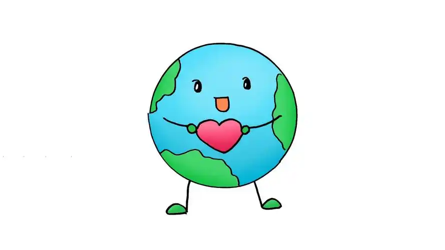 地球怎么画简单又漂亮