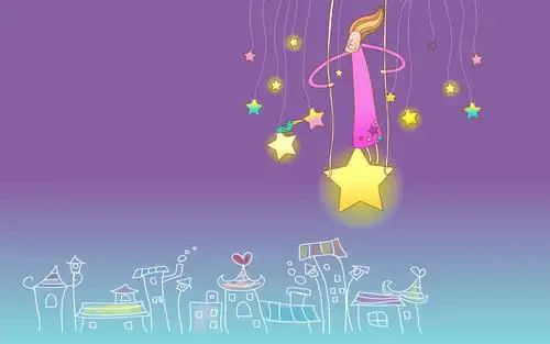 矢量卡通梦幻精灵,高清图片,电脑桌面-壁纸族