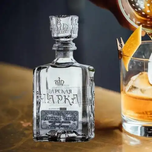 俄罗斯进口高端伏特加vodka沙皇金樽牌金标/银标风味洋酒烈酒40度