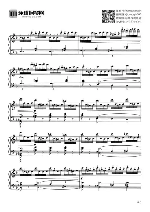 740 no.11)-车尔尼钢琴谱-环球钢琴网