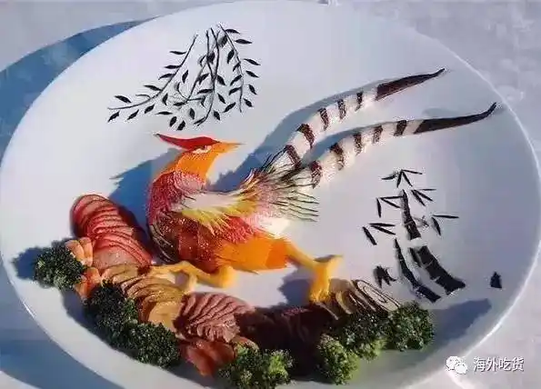 美食如画 | 精美的中国风拼盘作品 俨然秀丽的山水画
