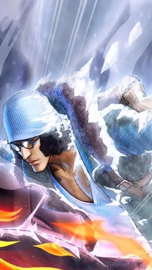 海贼王壁纸救下罗宾的冷冰男青雉