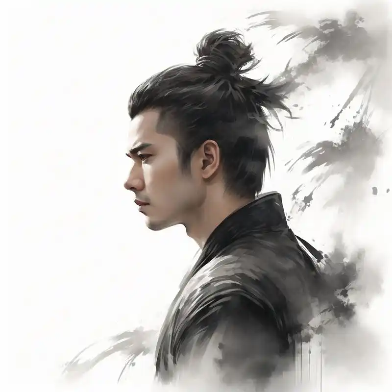 男生必备古风头像,水墨画风真的绝了99