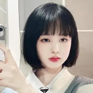 假发女短直发夏季自然全头套网红仿初生圆脸波波头日系学生假刘海