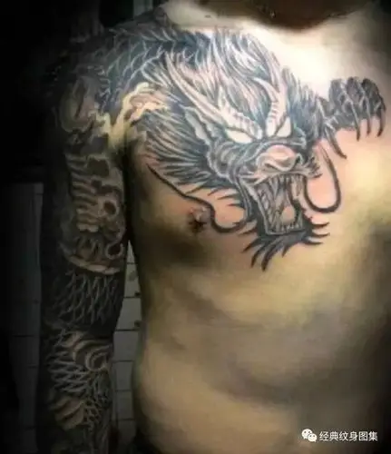 过肩龙过肩龙纹身素材35张