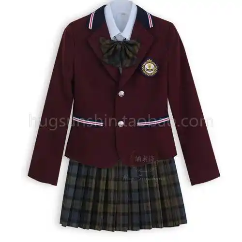 英伦学院风女校服西装套装班服 女校服套装j-k制服套装软妹子高中
