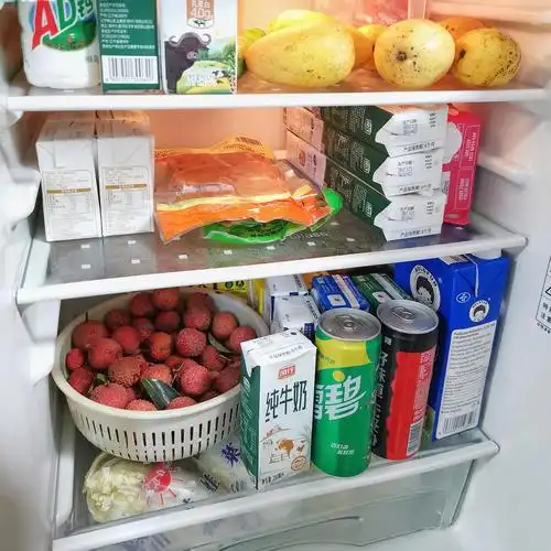 夏天了冰箱就是水果和饮料的世界