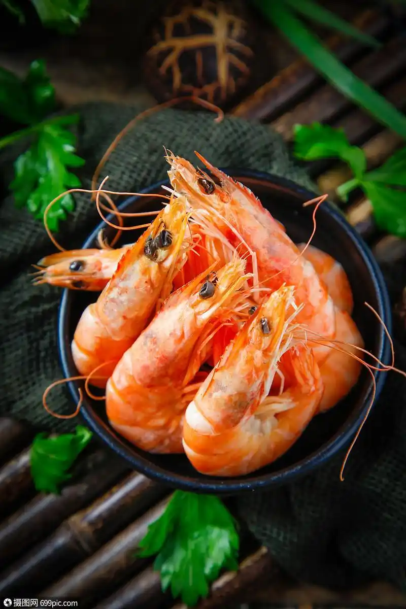 对虾健康美食高清图片素材
