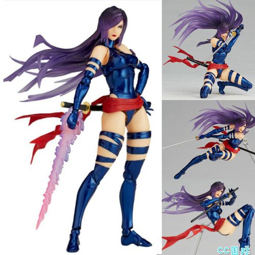 cc国际正版现货海洋堂 山口式 漫威 amazing x战警 灵蝶 可动手办