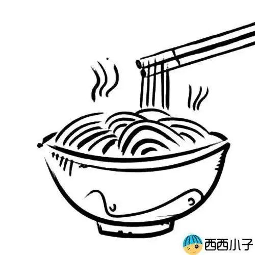 一碗面条怎么画简笔画 搜狗图片搜索美味面条简笔画步骤图面条简笔画