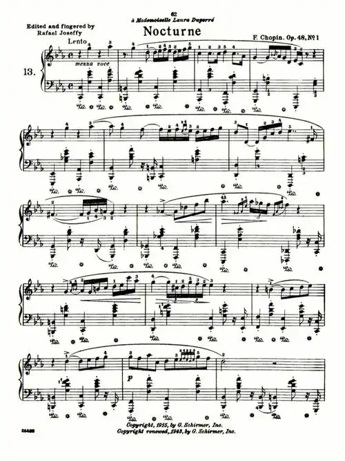 c小调夜曲op48no1肖邦