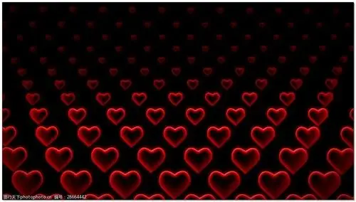 情人节爱心背景视频素材