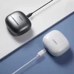 kugou酷狗音乐酷狗m7入耳式真无线主动降噪蓝牙耳机珍珠白