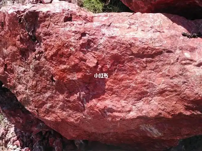 天然红碧玉原石