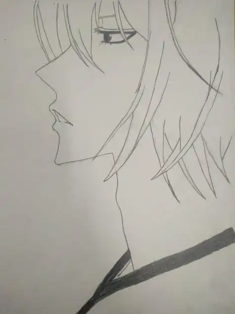 黑白动漫 男生 线稿 铅笔画动漫人物素描绘画图片大全满满干货ins大神