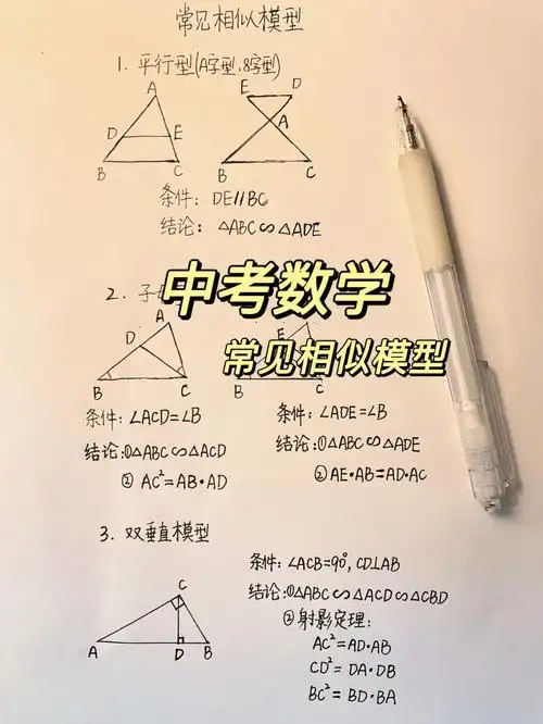 中考制胜宝典之常见相似模型