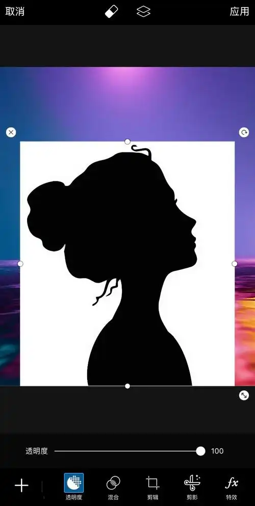 剪影 双重曝光,快速制作出大片质感美照