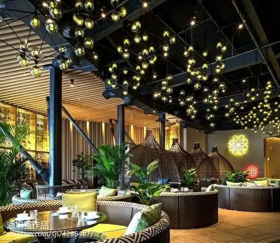 东南亚餐厅就餐区设计餐饮空间设计图片赏析