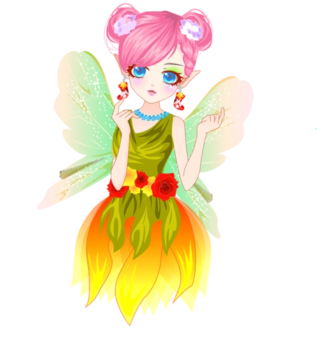 精灵##花仙子##插画##png##素.
