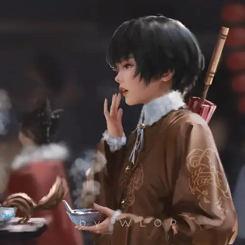 鬼刀小绿插画分享