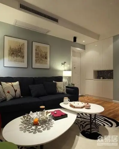 70平米老房改造 三室一厅客厅大变样