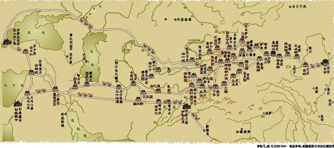 古丝绸之路介绍及全球路线地图_中国老年旅游联合体_中国老年旅游联合