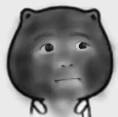 黑脸笑露牙齿表情包 - 趣表情,一个充满欢乐的表情包乐园