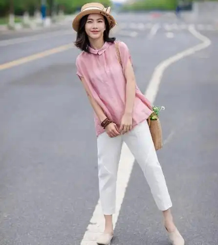 突然发现一种美:叫文艺棉麻穿搭,慵懒随性,穿出别样的美