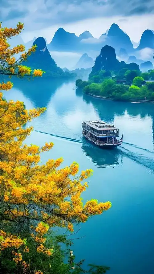 桂林山水甲天下,人间仙境美如画,一睹为快!#桂林山水#人间仙 - 抖音