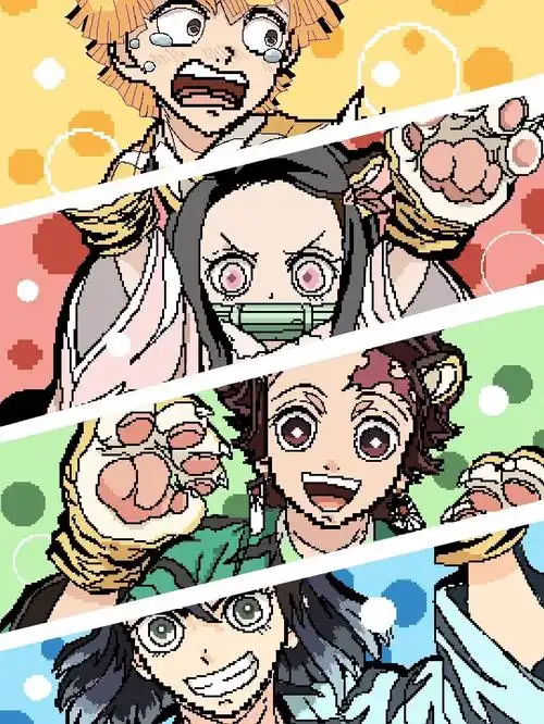 鬼灭之刃像素画