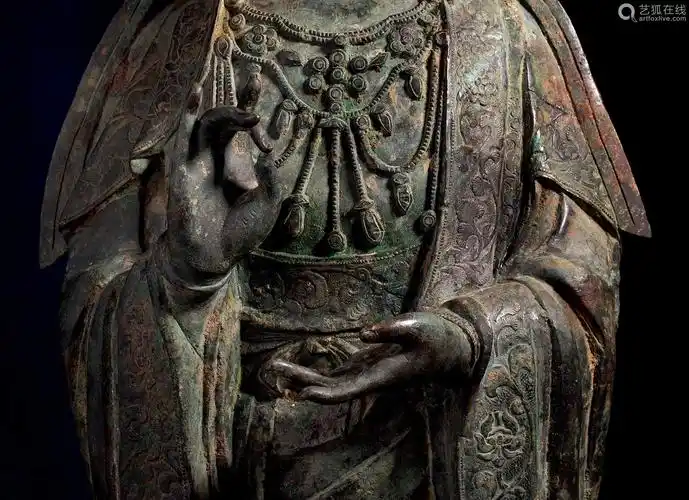 明 青铜观音立像