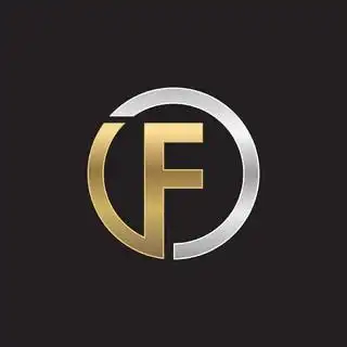 f 初始圈公司或佛的  i>logo /i> 黑色背景