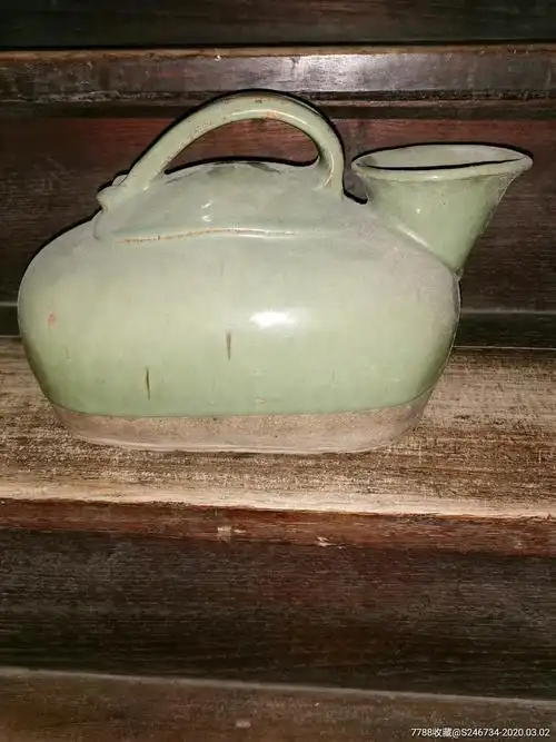 民国绿釉紫砂胎虎子夜壶_价格180.0000元_第2张_7788收藏__收藏热线