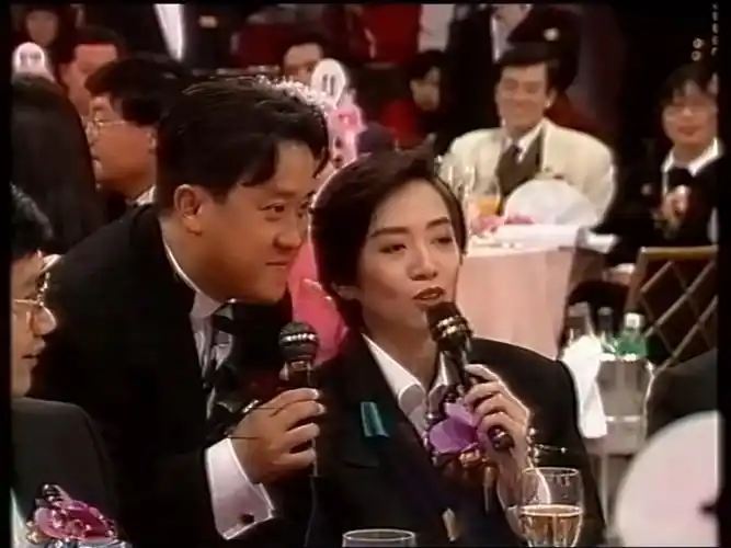 【梅艳芳】1992出席万梓良恬妞婚礼
